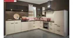 Combined kitchens in a modern style photo