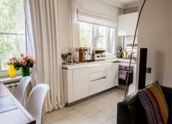 Refrigerator in the living room in Khrushchev photo