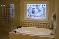 How to cover a bathroom window photo