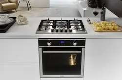 Газовые духовки встроенные в кухню фото