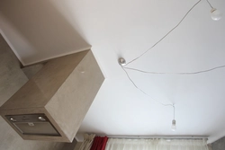 Plasterboard hood for kitchen photo