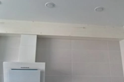 Plasterboard hood for kitchen photo
