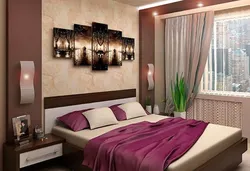 Icons in the bedroom above the bed photo