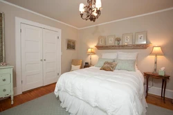 Icons in the bedroom above the bed photo