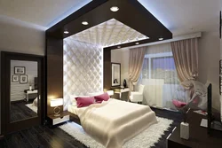 Plasterboard Above The Bed In The Bedroom Photo