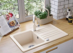 Wooden kitchen sinks photo