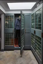 Loft wardrobe in the hallway photo