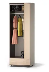 Wardrobe in the hallway 90 cm photo