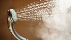 Photo of shower in bathtub with water