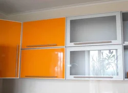 Photo of kitchen glass in aluminum frame