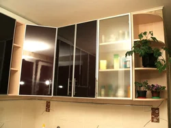 Photo of kitchen glass in aluminum frame