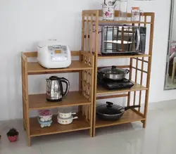 Паліца для кухні на падлогу фота