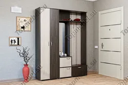 A lot of furniture cabinets for the hallway photo