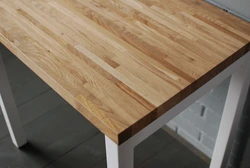 Ash countertop for kitchen photo