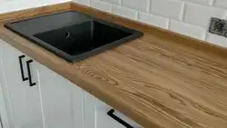 Mətbəx fotoşəkili üçün kül tezgahı