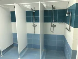 Plastik fotoşəkildən hazırlanmış vanna otağı arakəsmələri