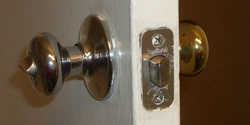 Bathroom door handle photo