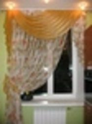 Mətbəx üçün asimmetrik pərdələr bütün fotoşəkillər