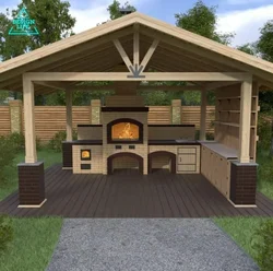 Summer kitchen projects with stove photos