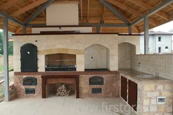 Summer kitchen projects with stove photos