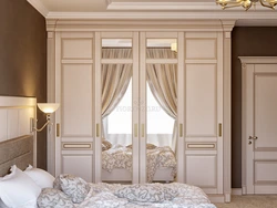 Wardrobe in a classic bedroom photo