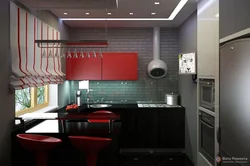 Photo of a high-tech kitchen in Khrushchev