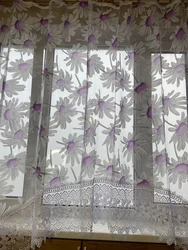Tulle For The Kitchen With Daisies Photo