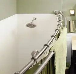 How to hang curtains in the bathroom photo