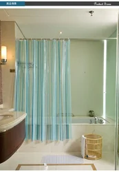 How to hang curtains in the bathroom photo
