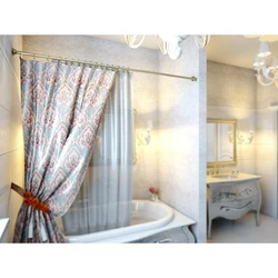 How to hang curtains in the bathroom photo