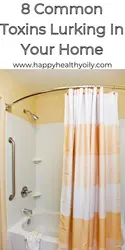 How to hang curtains in the bathroom photo