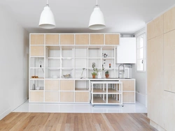 Full-wall kitchen cabinet photo