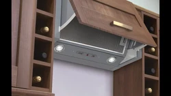 How to install a hood in a kitchen cabinet photo