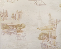 Non-woven wallpaper for the kitchen photo
