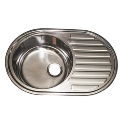 Kitchen sinks are round and no photo
