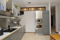 Photo of refrigerator and oven in the kitchen