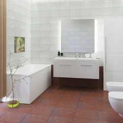 Bathroom tiles glossy or matte photo