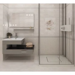 Bathroom tiles glossy or matte photo