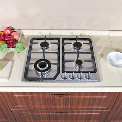 Kitchen worktops photo with hob