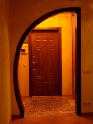 Plasterboard arches photo in the hallway with your own