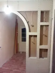 Арки из гипсокартона фото в прихожей своими
