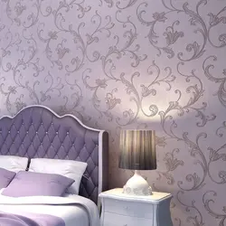 Wallpaper for walls vinyl in the bedroom photo