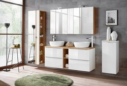 Inexpensive bathroom furniture from the manufacturer photo