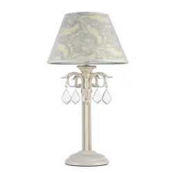 Table lamps for the bedroom with lampshade photo