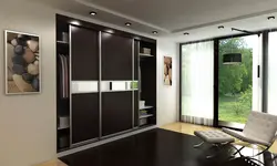 Built-In Two-Door Wardrobes In The Hallway Photo