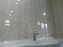 Ванна аз панелҳои PVC мармар дод сурат