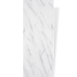 Bathtub made of marbled PVC panels photo