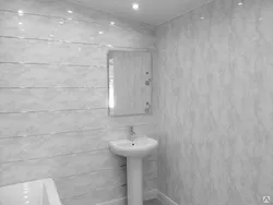 Ванна аз панелҳои PVC мармар дод сурат