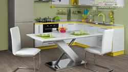 Fashionable tables and chairs for the kitchen photo