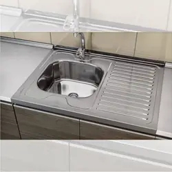 Накладные мойки для кухни из нержавейки фото